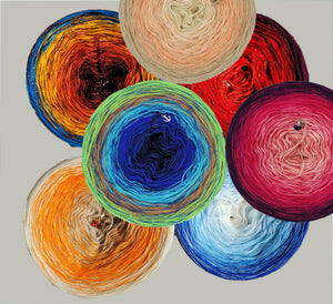 New Collection f Sparkle Yarn Cakes