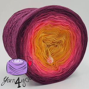 Colour Gradient Yarn Cake Classic - Clare's Garden - New