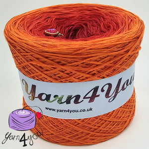 Colour Gradient Yarn Sparkle - French Marigold - New