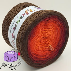 Colour Gradient Yarn Cake Classic - Lake Murray Sunset - New