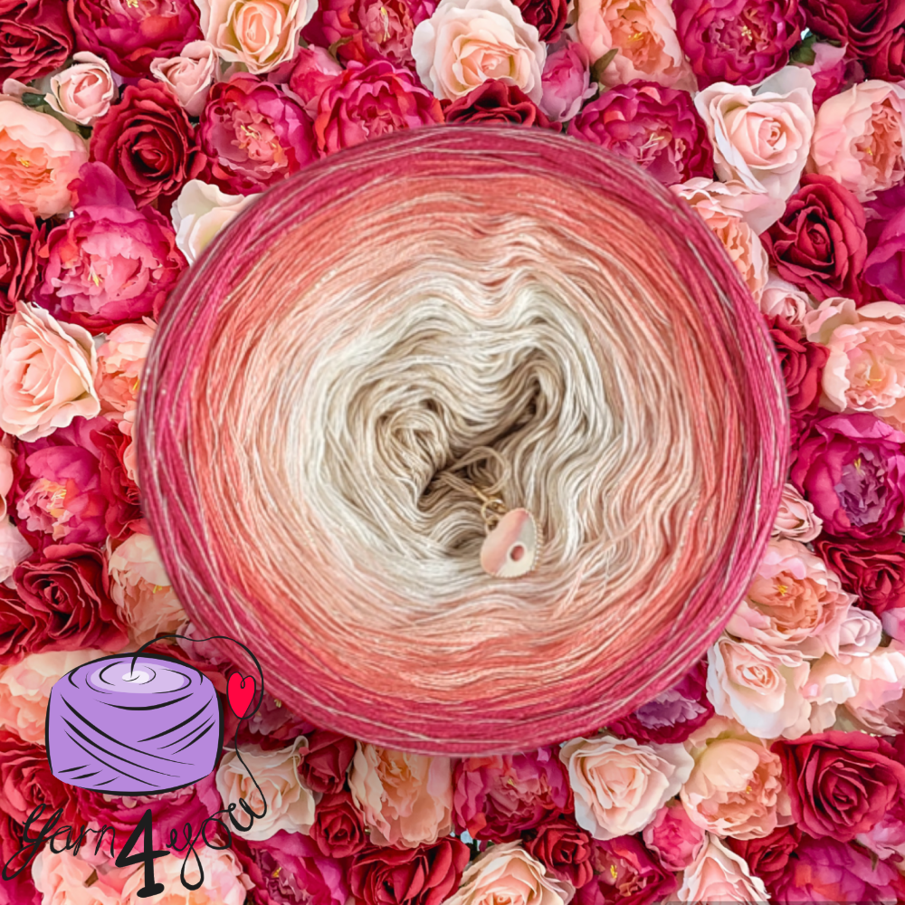 Colour Gradient Yarn Sparkle - Ring of Roses - New