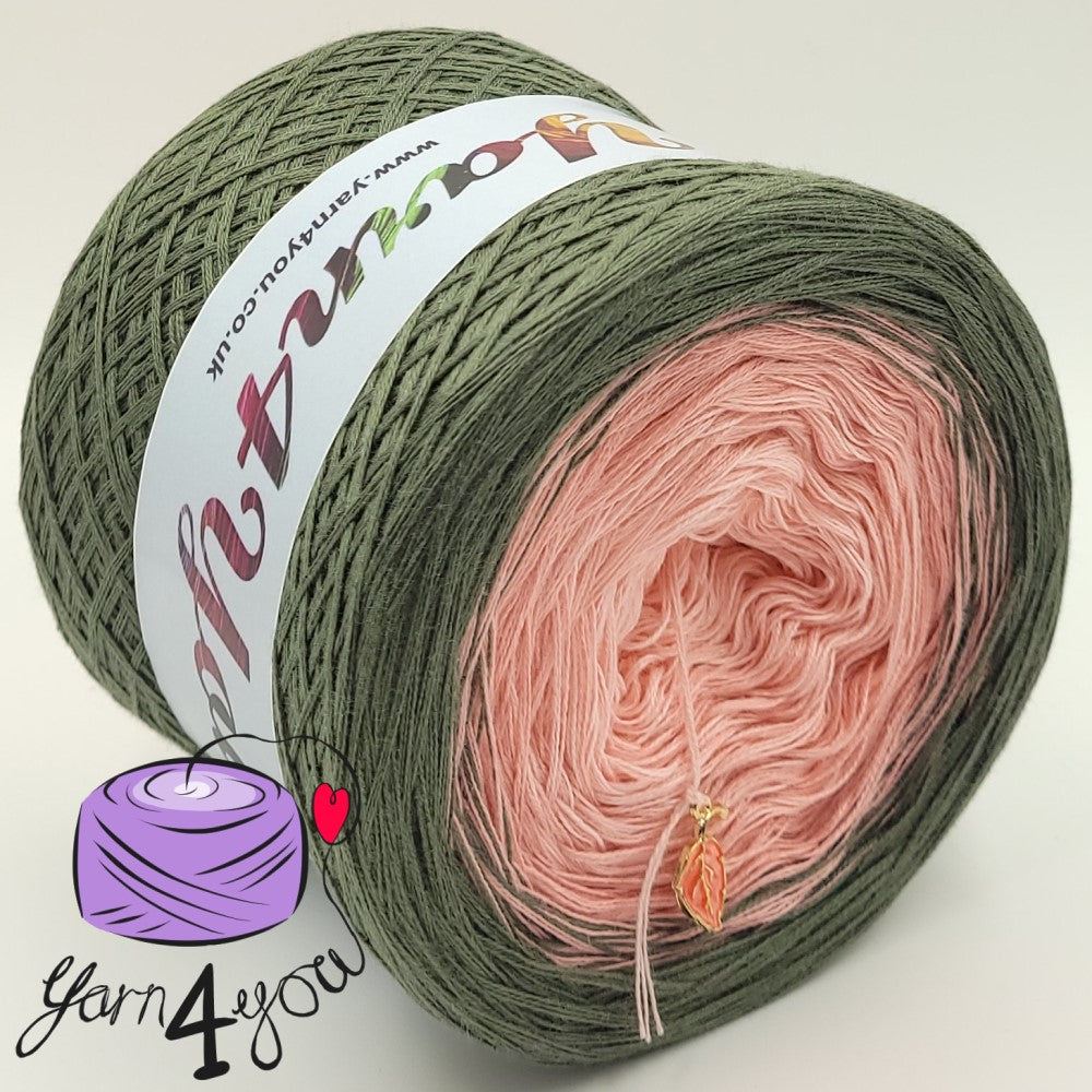 Colour Gradient Yarn Cake Classic - Chic Khaki - New