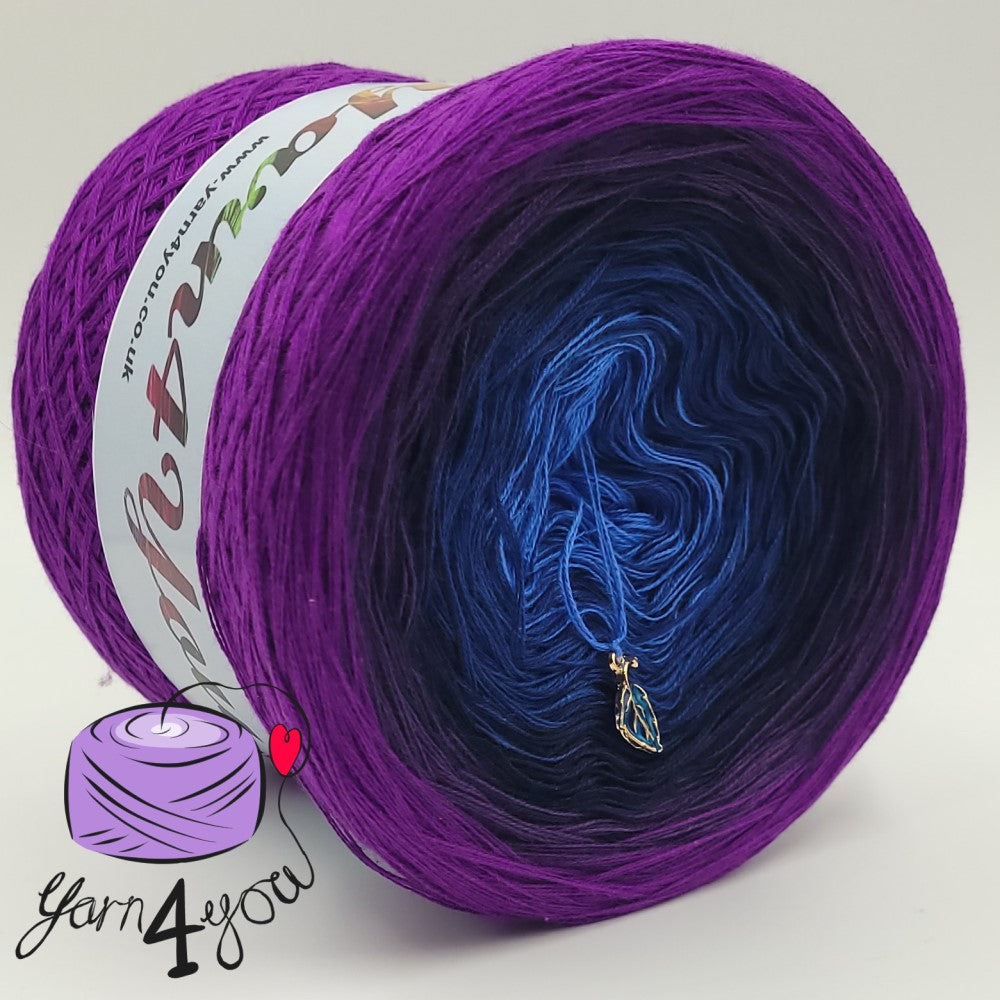 Colour Gradient Yarn Cake Classic - Dark Energy - New