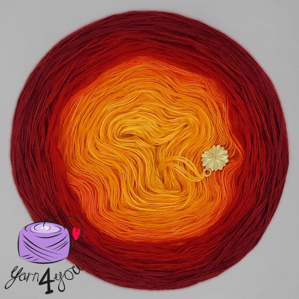 Colour Gradient Yarn Cake Classic - Heatwave - New