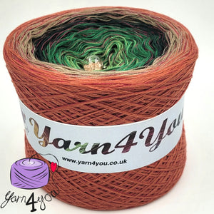 Colour Gradient Yarn Sparkle - Just In - New