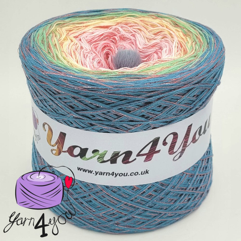 Colour Gradient Yarn Sparkle - Just Mak - New