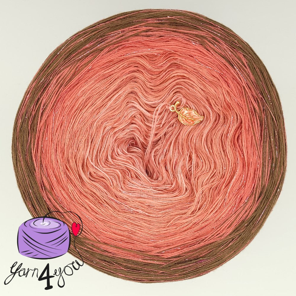 Colour Gradient Yarn Sparkle - Peach Me - New