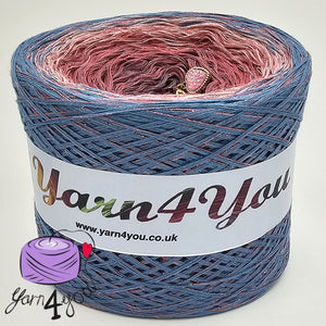 Colour Gradient Yarn Sparkle - Soft Summer - New