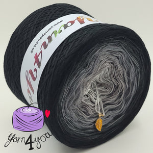 Colour Gradient Yarn Cake Classic - Terrazzo Nero - New