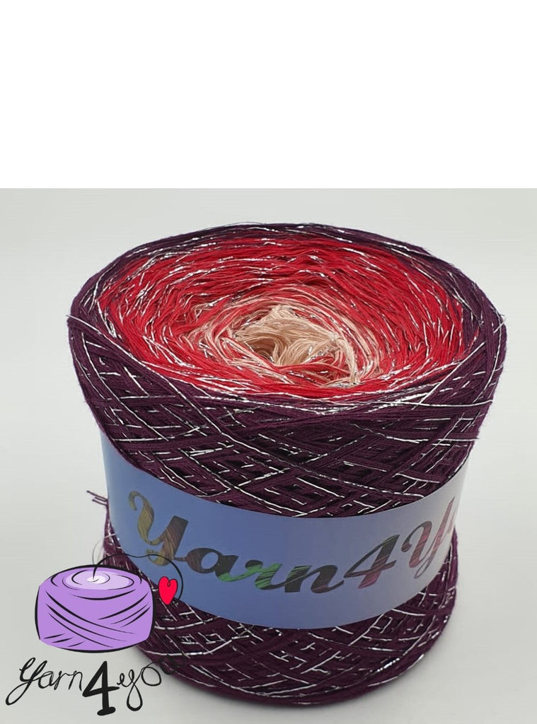 Colour Gradient Yarn Shine - I'm red - CAS003
