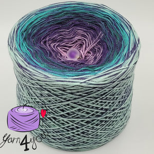 Colour Gradient Yarn Rare - Purple Emerald - New