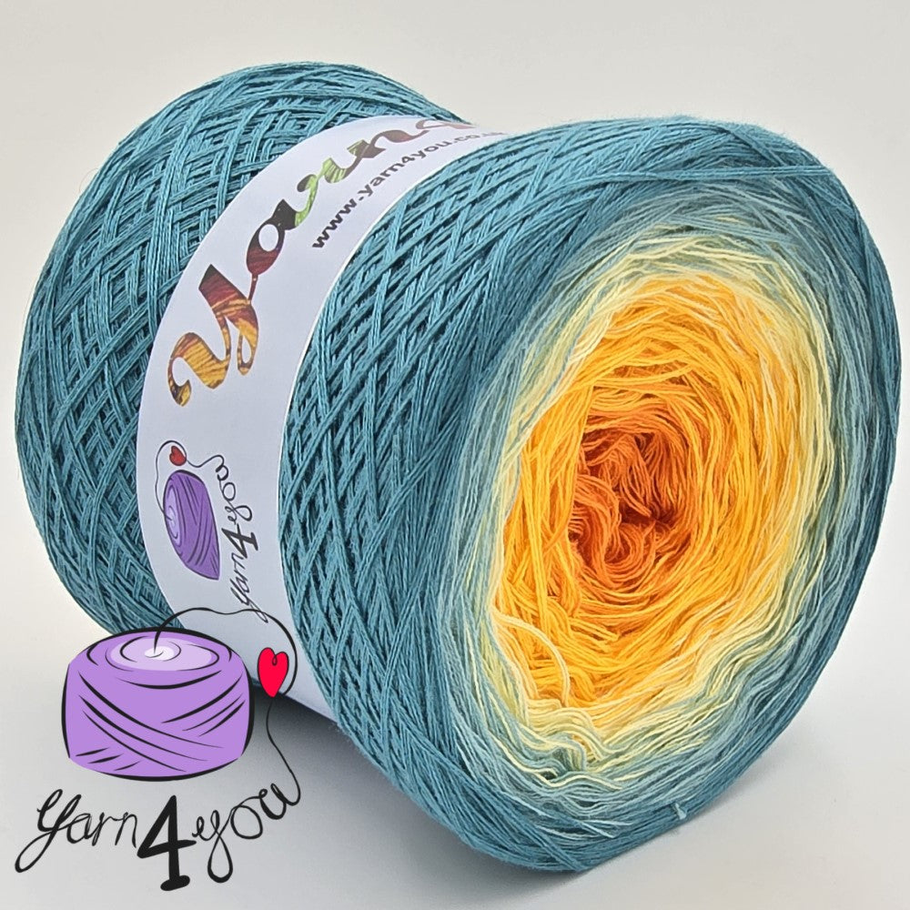 Colour Gradient Yarn Cake Classic - Daffodil - New