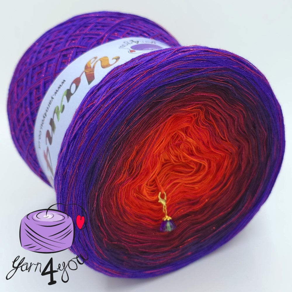 Colour Gradient Yarn Sparkle - Magic Dusk - New