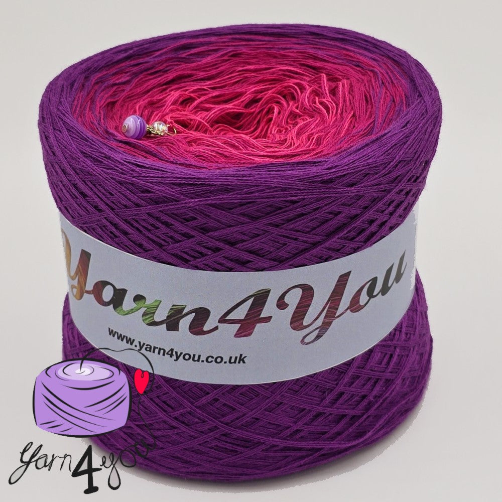 Colour Gradient Yarn Cake Classic - Pink Sunset - New