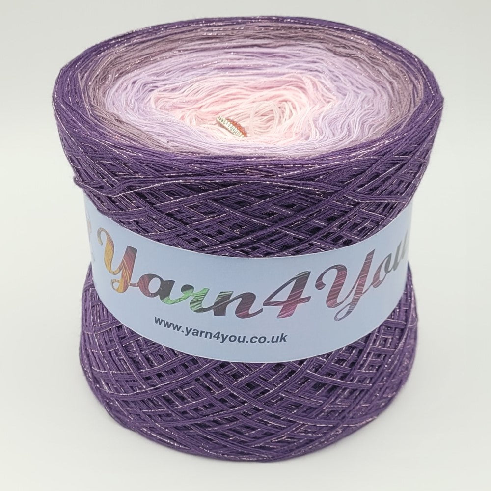 Colour Gradient Yarn Glitter - Amethyst - New