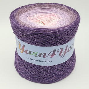 Colour Gradient Yarn Glitter - Amethyst - New