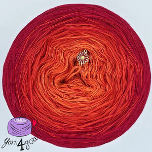 Colour Gradient Yarn Sparkle - Blood Orange - New