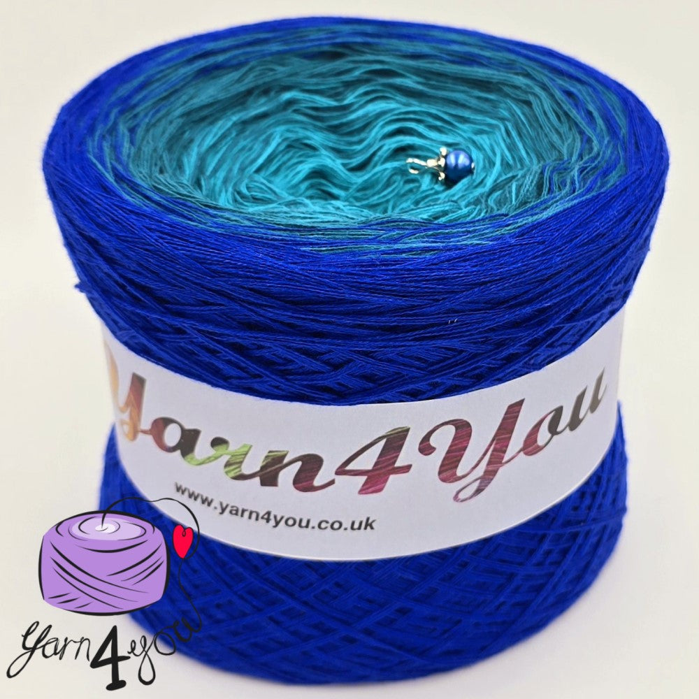 Colour Gradient Yarn Cake Classic - Blue Lagoon - New