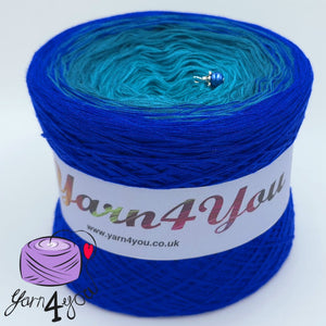 Colour Gradient Yarn Cake Classic - Blue Lagoon - New