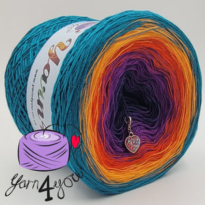 Colour Gradient Yarn Cake Classic - Bollywood - New