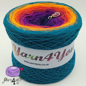 Colour Gradient Yarn Cake Classic - Bollywood - New