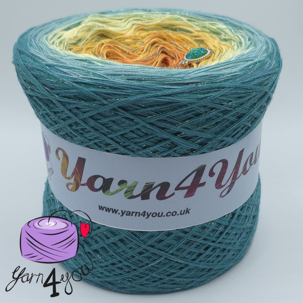 Colour Gradient Yarn Sparkle - Daffodil - New