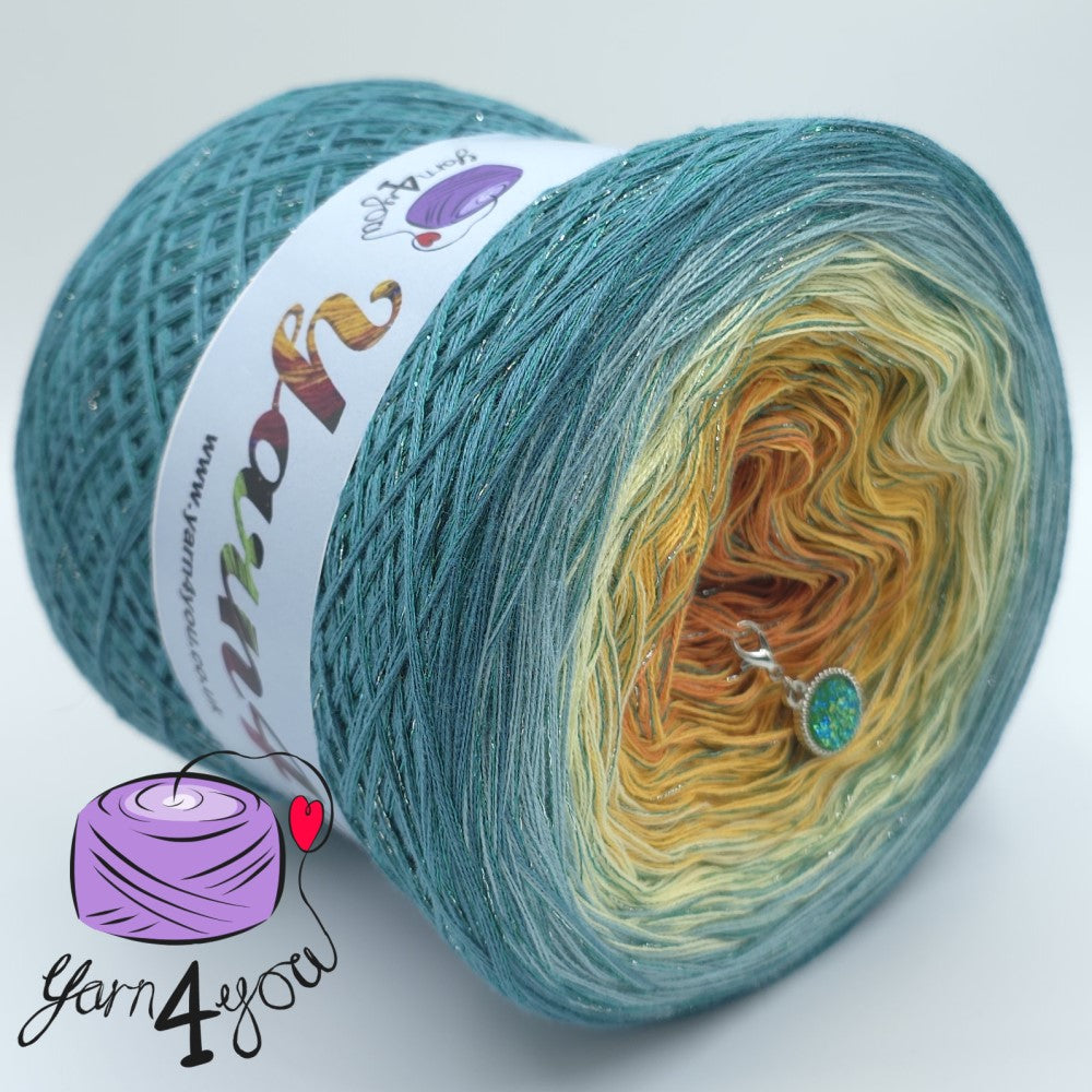 Colour Gradient Yarn Sparkle - Daffodil - New