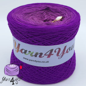 Colour Gradient Yarn Cake Classic - Purple Majesty - New