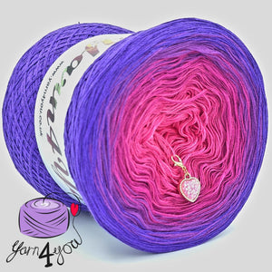 Colour Gradient Yarn Cake Classic - Strawberry Moon - New