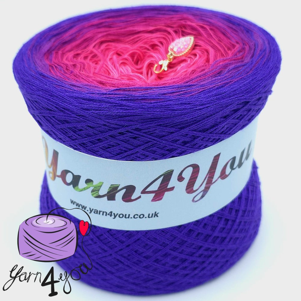 Colour Gradient Yarn Cake Classic - Strawberry Moon - New