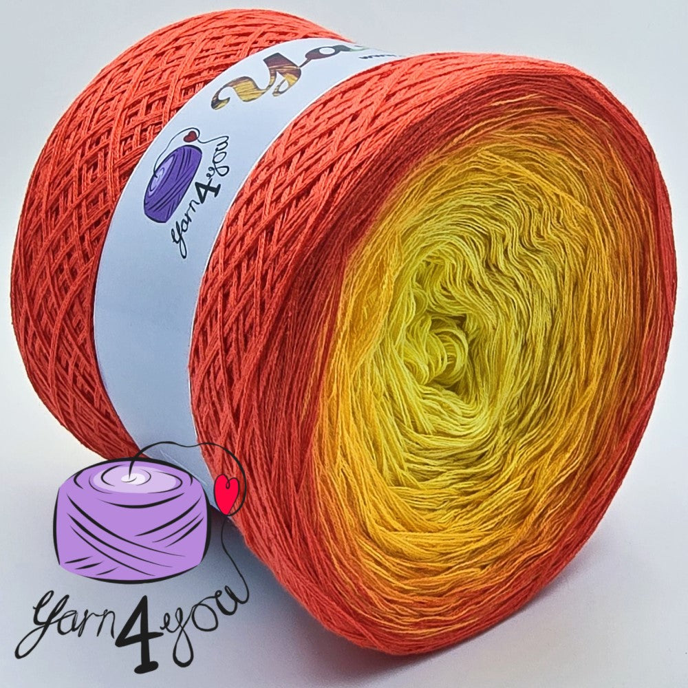 Colour Gradient Yarn Cake Classic - Sunshine - New