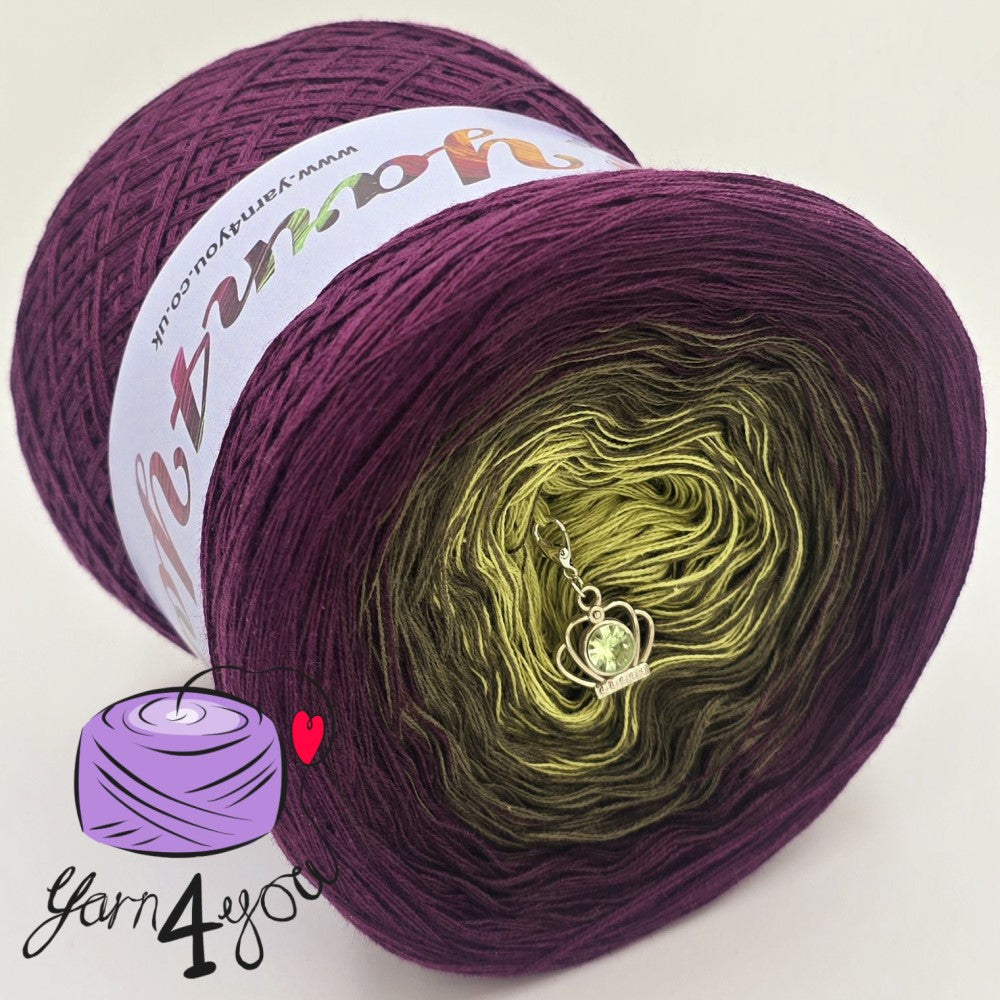 Colour Gradient Yarn Cake Classic - Swamp of Magic - New