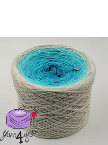 Colour Gradient Yarn Glitter - Aruba II - New