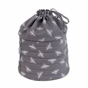 Drawstring Round Craft Bag - Bees