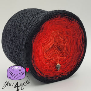 Colour Gradient Yarn Cake Classic - Fireman - New