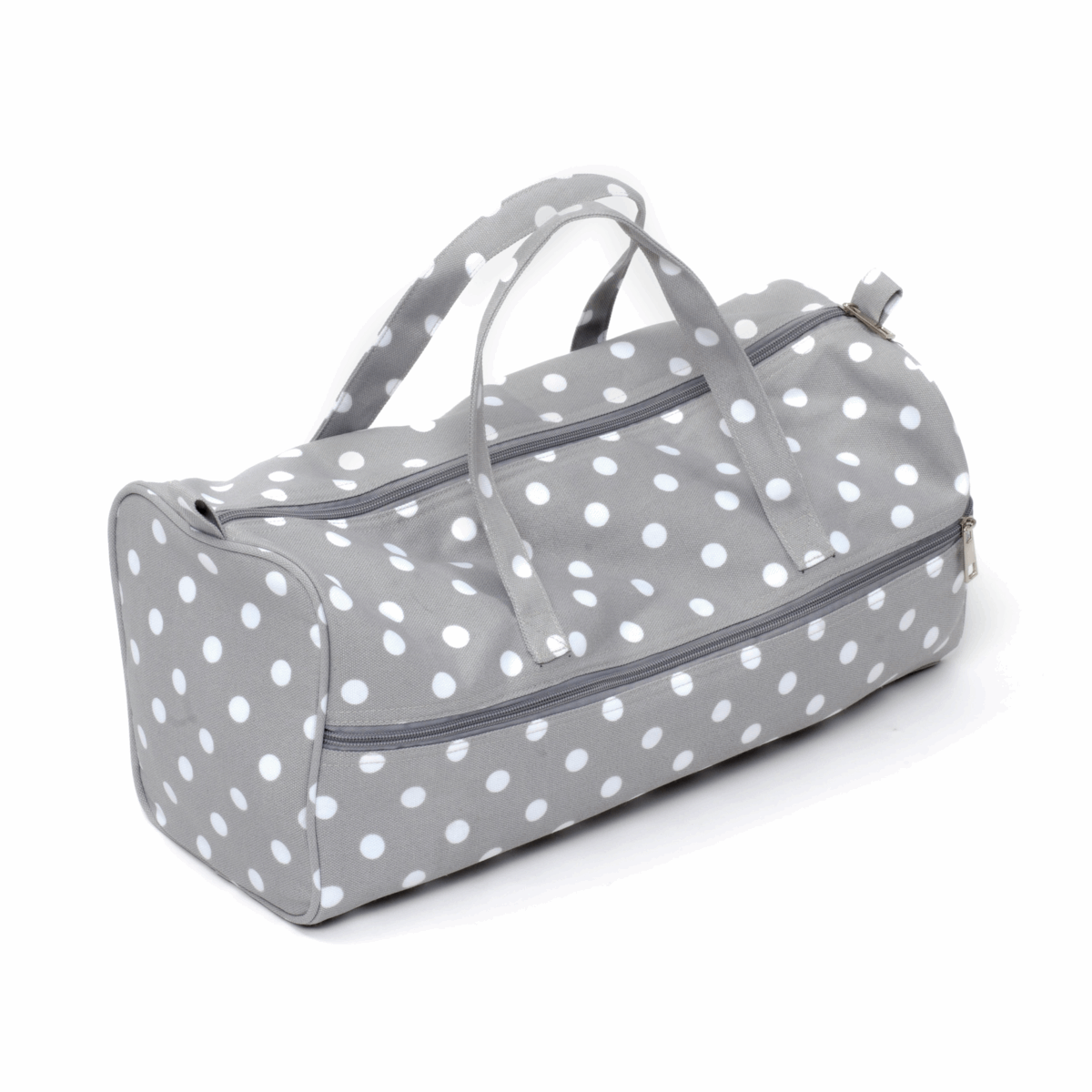 Knitting Bag Grey Spot