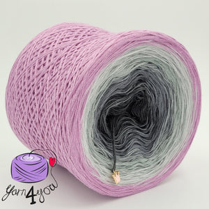 Colour Gradient Yarn Cake Classic - Mrs Grey - New