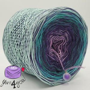 Colour Gradient Yarn Rare - Purple Emerald - New