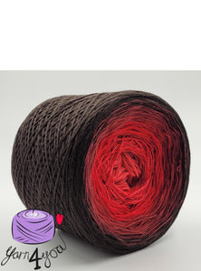 Colour Gradient Yarn Cake Classic - Raspberry Chocolate - CA024 New