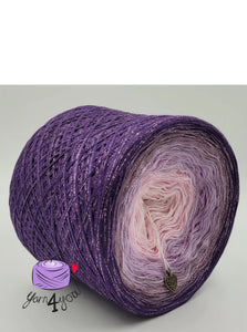 Colour Gradient Yarn Glitter - Amethyst - New