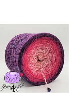 Colour Gradient Yarn Sparkle - Disco Queen - New