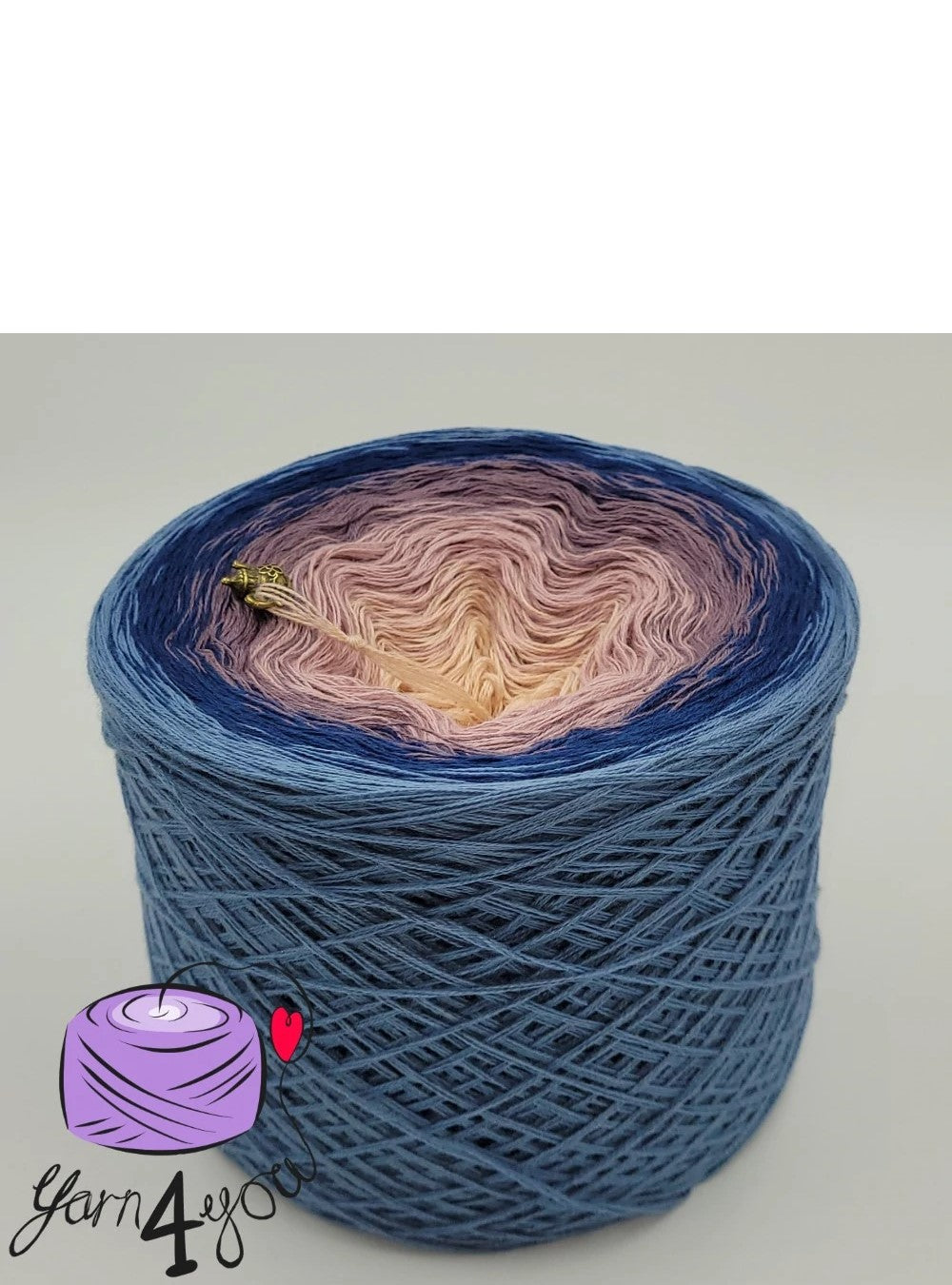 Colour Gradient Yarn Cake Classic - Evening Heather - CA015 New