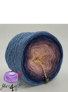 Colour Gradient Yarn Cake Classic - Evening Heather - CA015 New