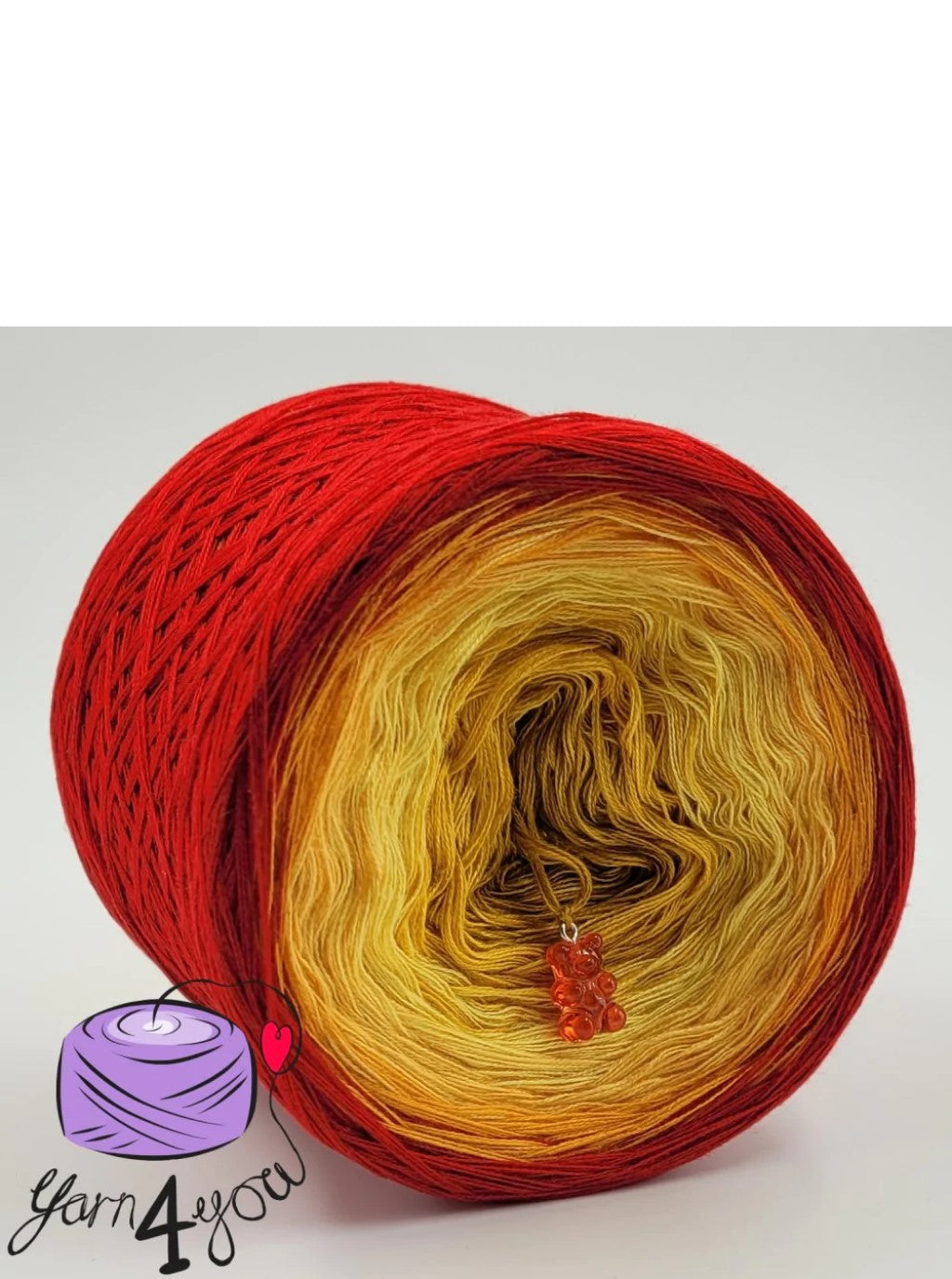 Colour Gradient Yarn Cake Classic - Flame - New