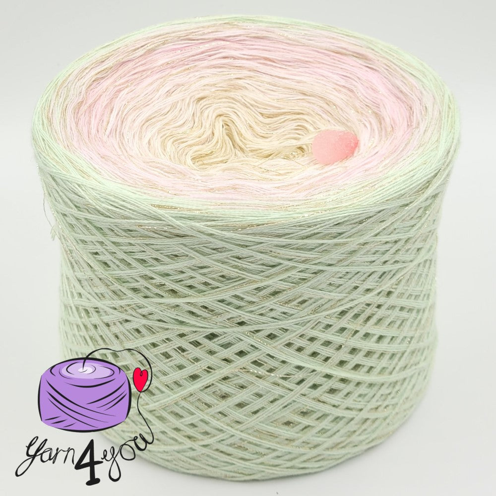 Colour Gradient Yarn Sparkle - Kiss of Spring - New