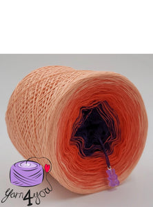 Colour Gradient Yarn Cake Classic - Oriental Aubergine - CA017 New