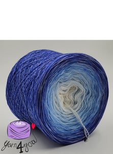 Colour Gradient Yarn Sparkle - Sky Angel - SPA007 New