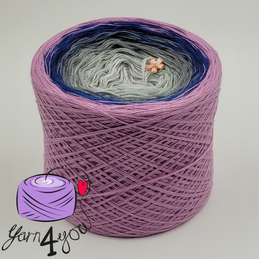 Colour Gradient Yarn Cake Classic - Steel Dust - New