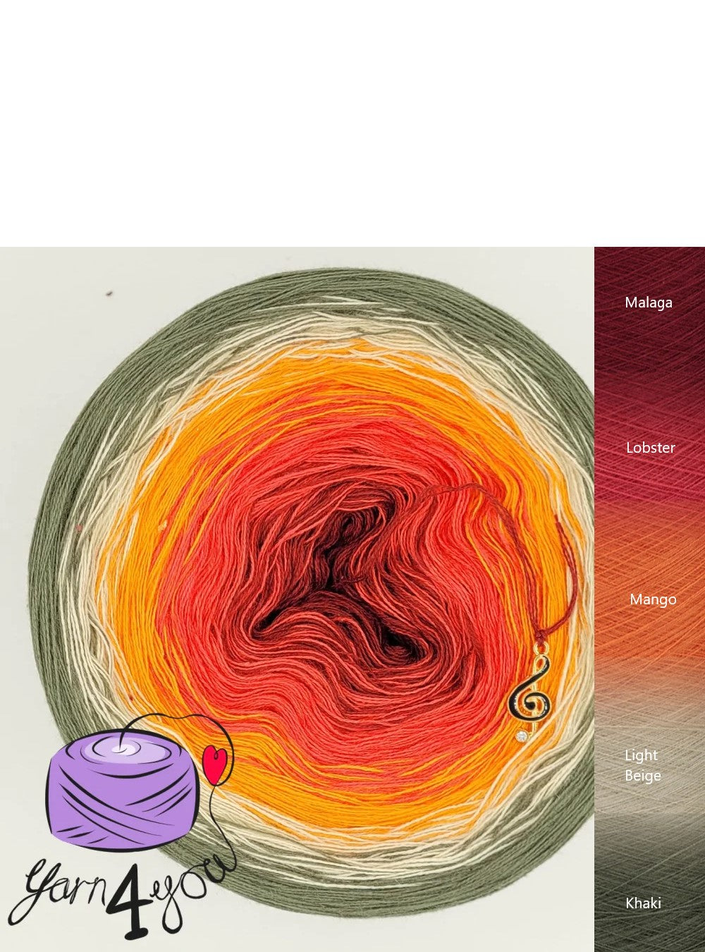 Colour Gradient Yarn Cake Classic - Symphony- New