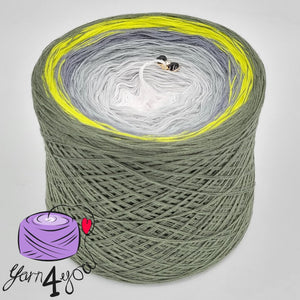 Colour Gradient Yarn Cake Classic - Taki Khaki - New